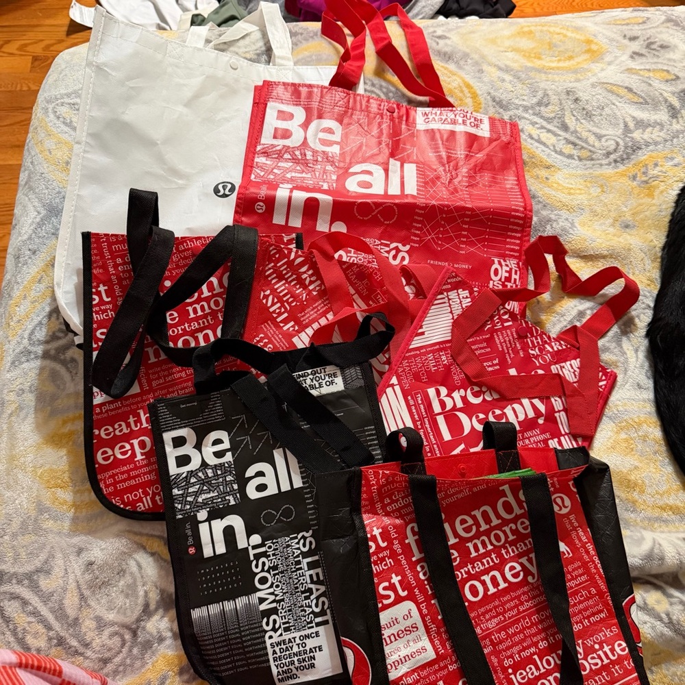 Various shopping bags